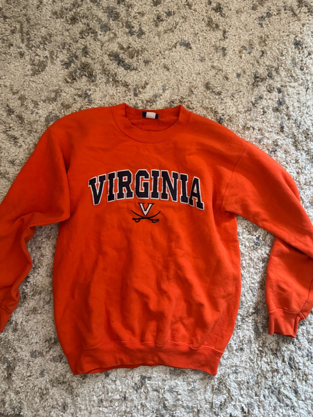 MV Sport UVA Stitched Crewneck Sweatshirt